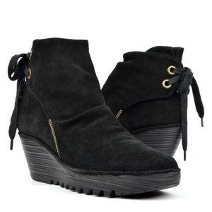 Fly London Yama Black Womens Shoes SIZE 40 box 1